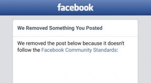 facebook community standards